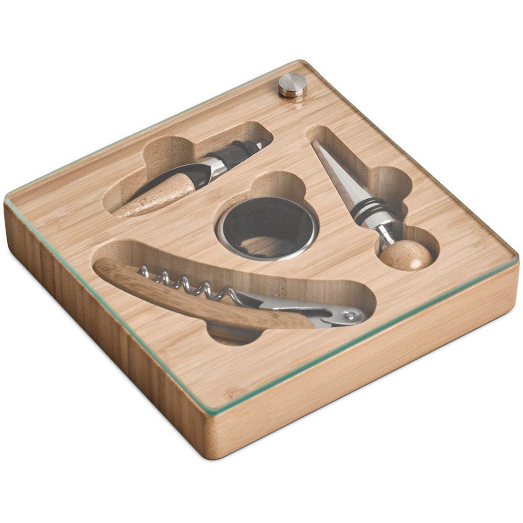 Bamboo Wine Accessories set