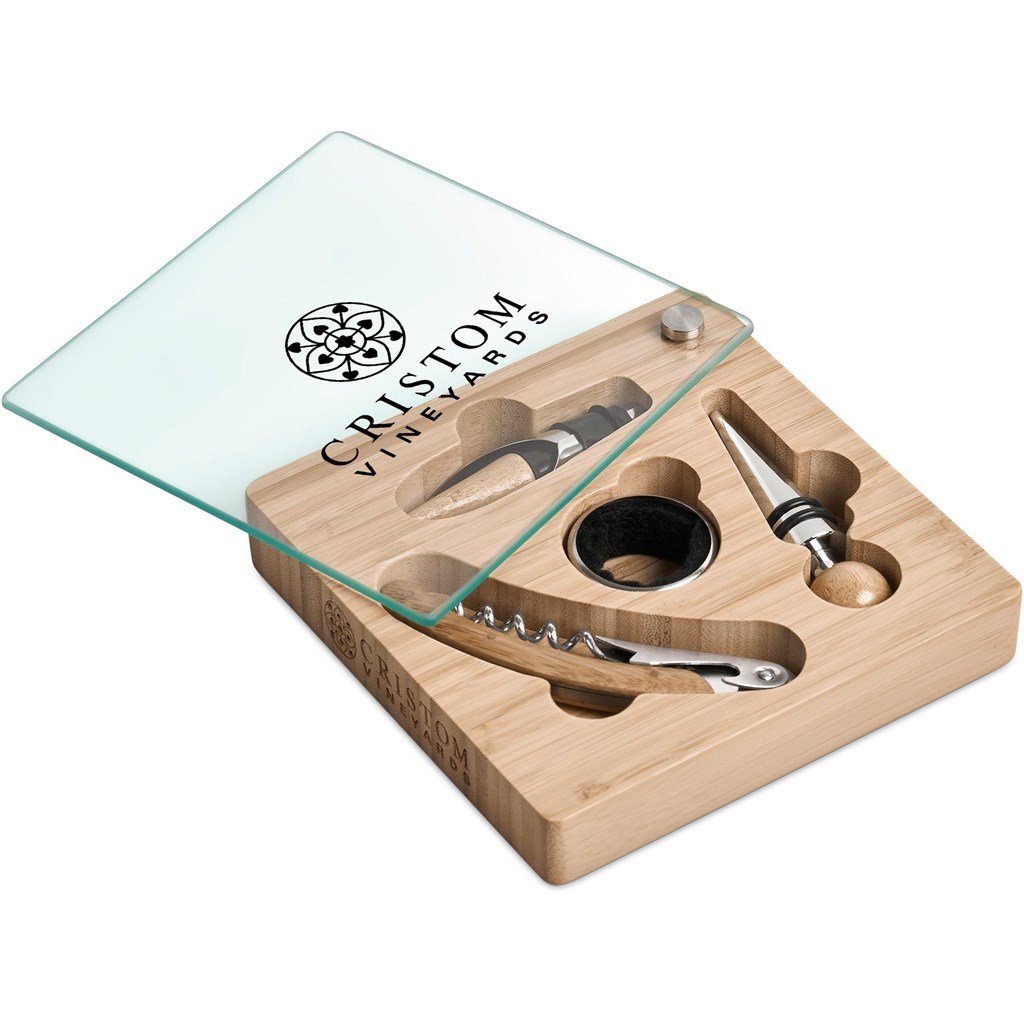 Bamboo Wine Accessories set