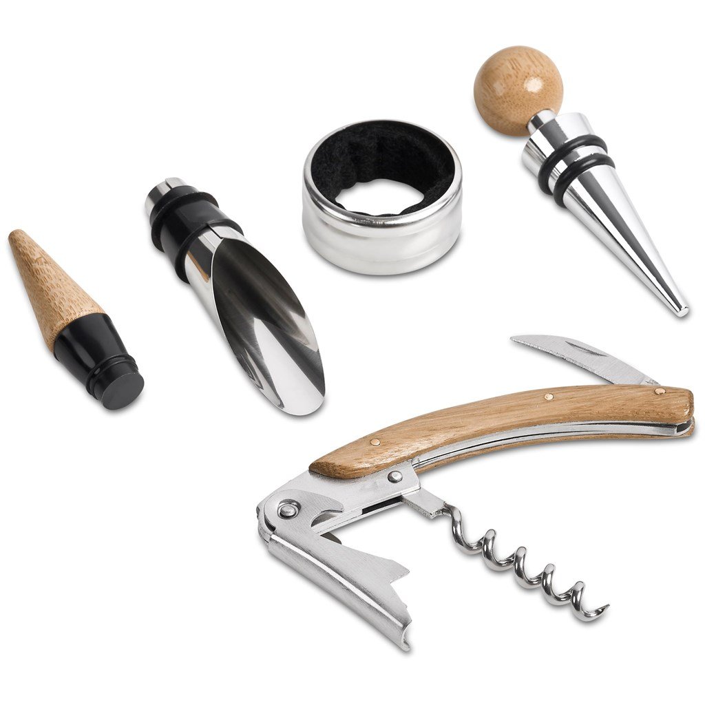 Bamboo Wine Accessories set